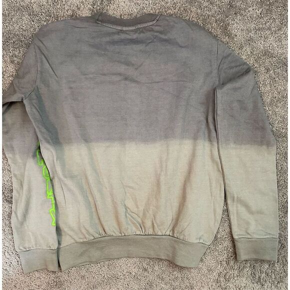 Rick and Morty Warped Faces Gray Pullover Sweater Unisex Long Sleeve Crewneck - Picture 4 of 7